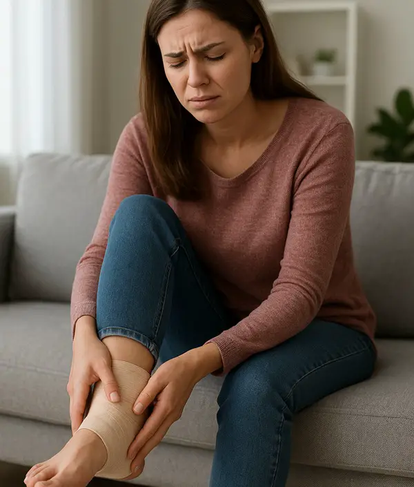 ankle heal at home