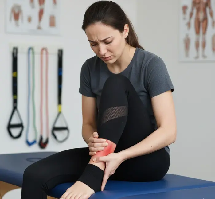 swelling and pain inside ankle bone