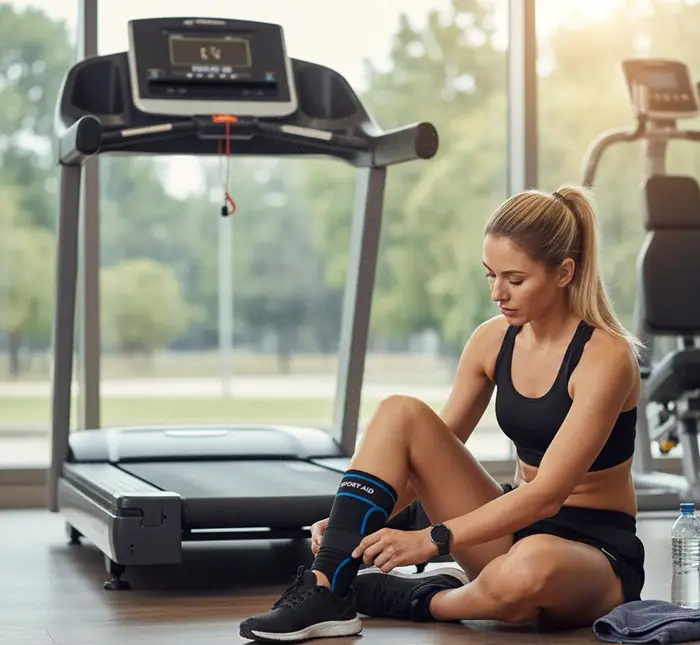 Ankle Pain After Running on a Treadmill