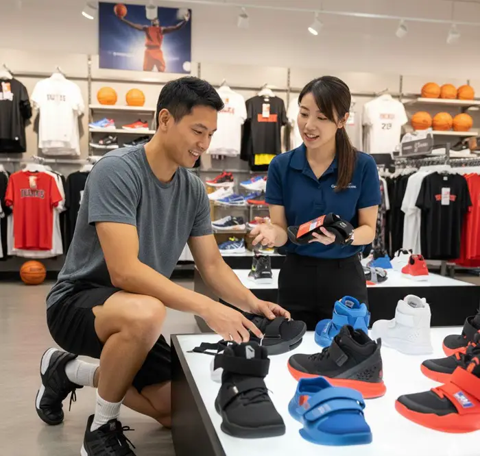 shopping basketball ankle brace