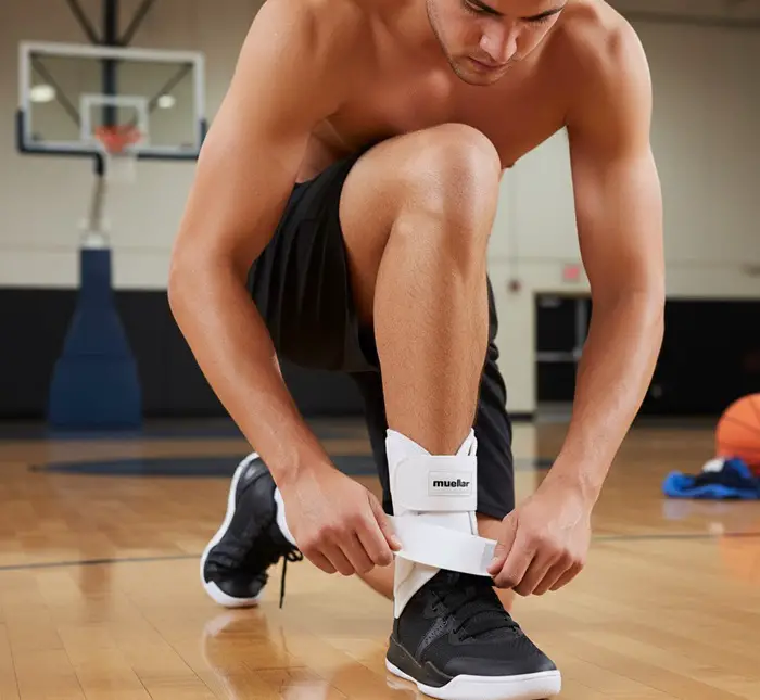 Wrapping Mueller Ankle Brace