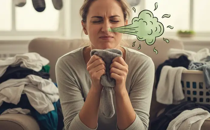 changing smelly socks